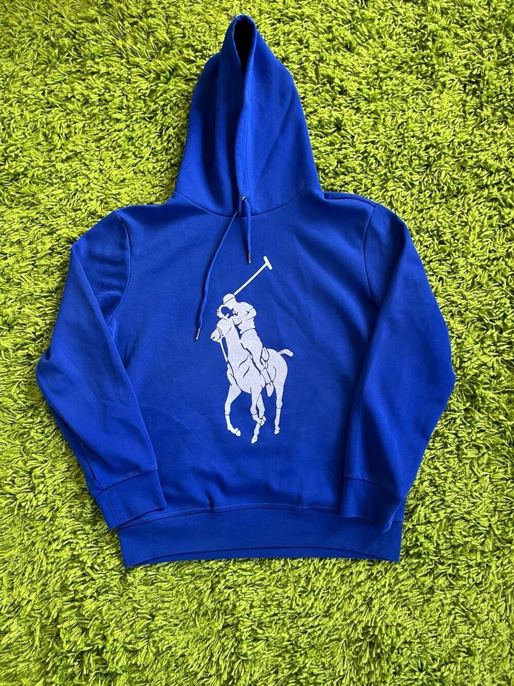 Polo Ralph Lauren Men's Big Pony Fleece Hoodie Royal Blue